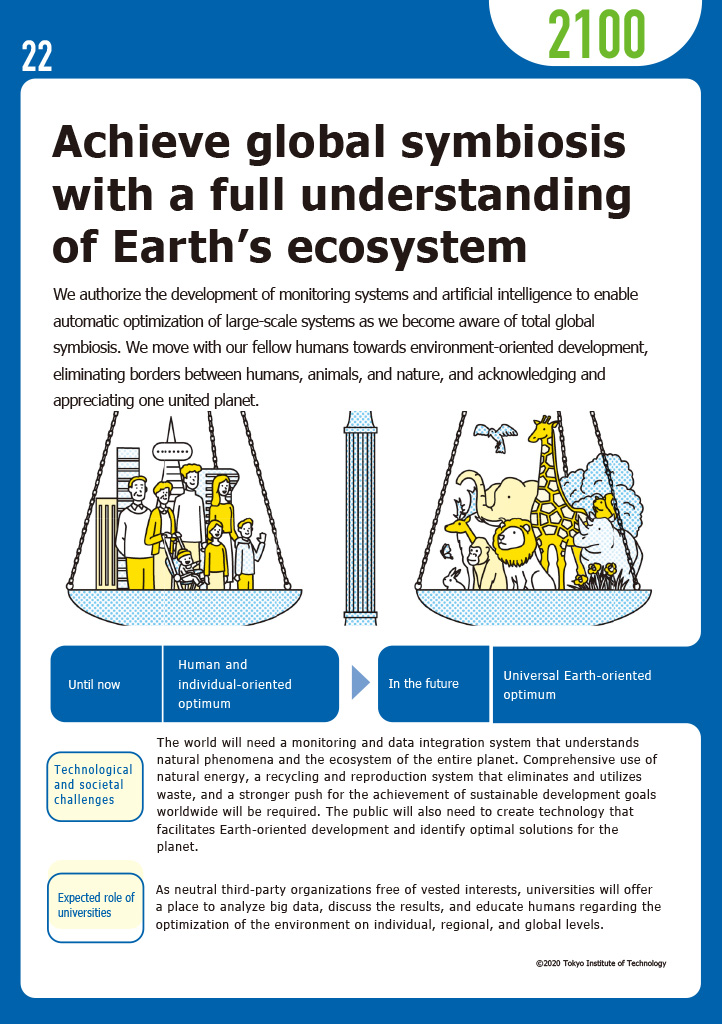 Achieve global symbiosis with a full understanding of Earth’s ecosystem