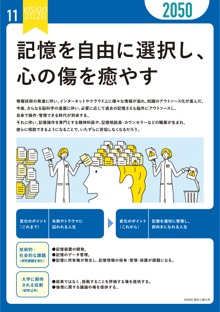 記憶を自由に選択し、心の傷を癒やす